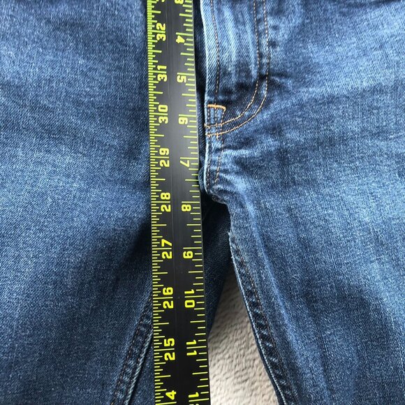 Everlane Womens Jeans Size 25 Skinny Mid Rise Ankle Blue Denim Casual Classic - Picture 6 of 16